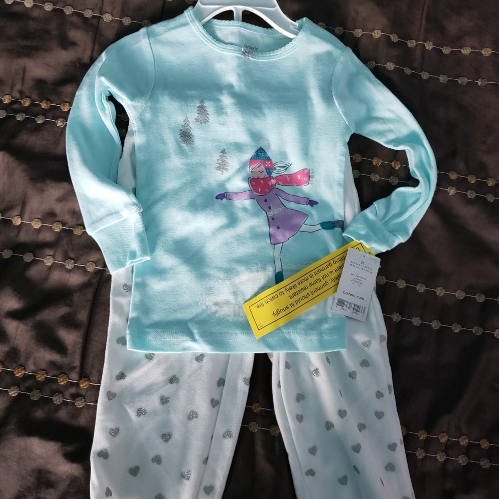 2t carters girl pajamas